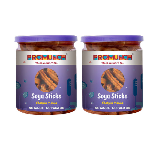 Soya Sticks Chatpata Masala - Tasty Snack with No Maida or Palm Oil
