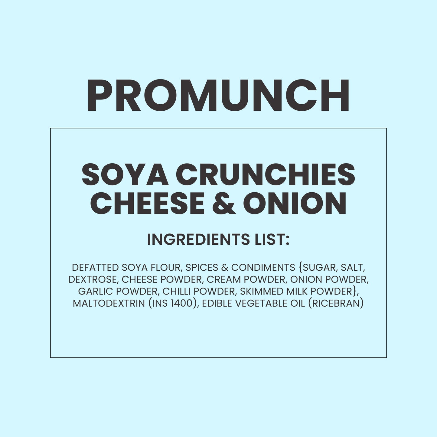 Cheese & Onion Soya Crunchies - 270gm