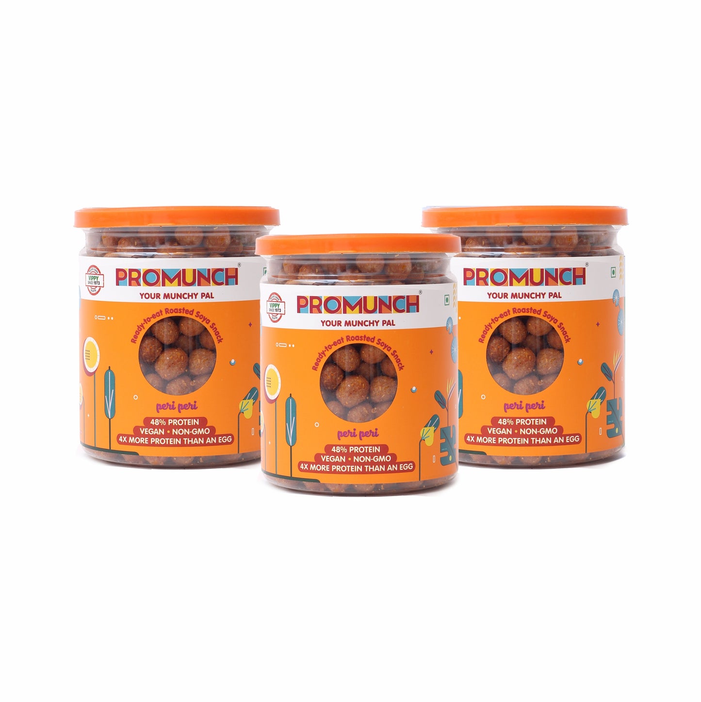 Peri Peri Soya Snack - High Protein, Perfect for Weight Loss
Spicy Soya Nuts - Protein-Packed , Delicious snacks