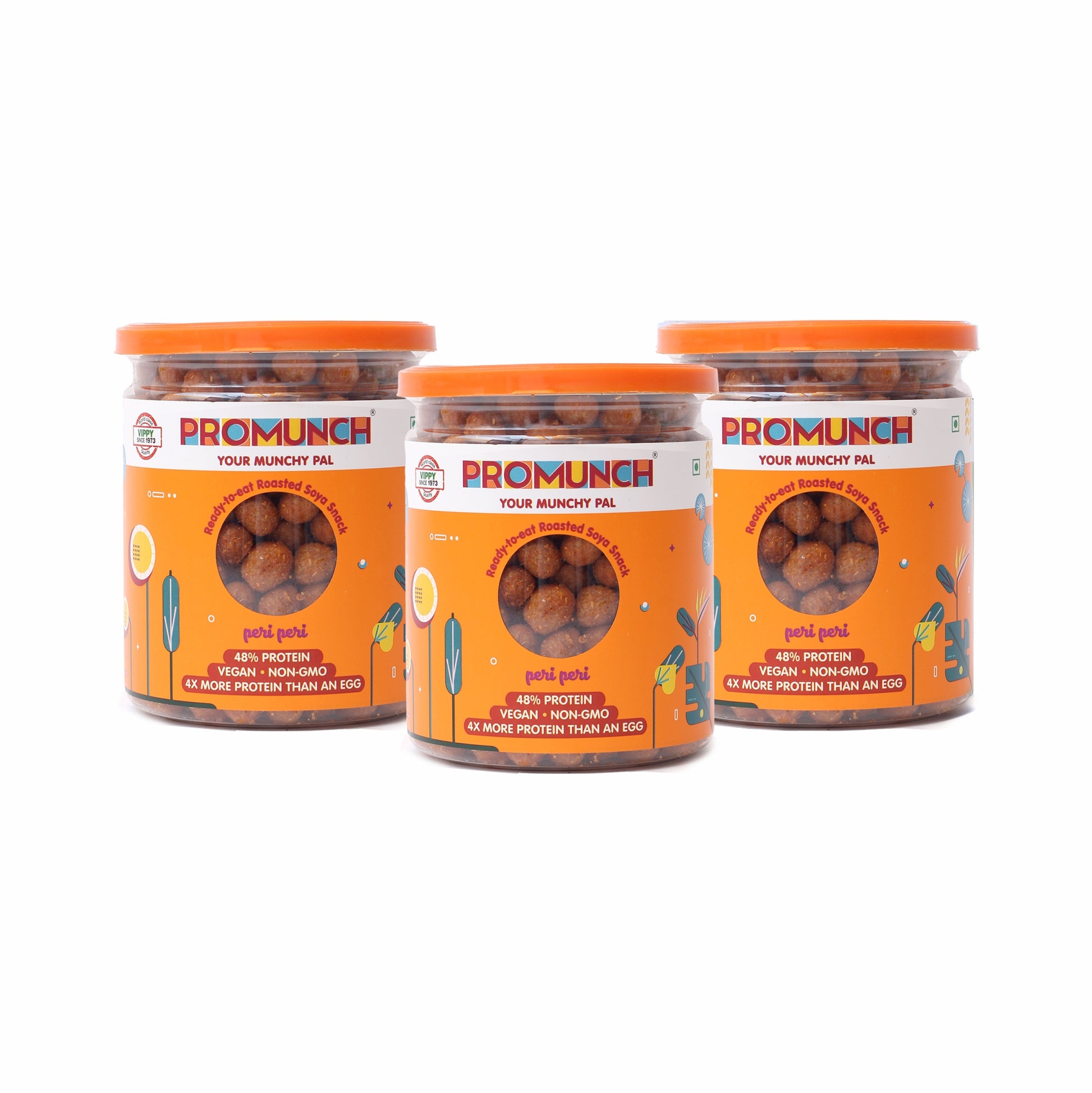 Peri Peri Soya Snack - High Protein, Perfect for Weight Loss
Spicy Soya Nuts - Protein-Packed , Delicious snacks