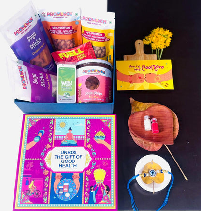 Rakhi hamper,Healthy snack combo, Rolli chawal rakhi set, Rakhi gift for brother,evil eye rakhi,Date Bites