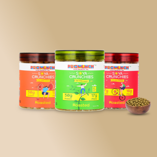 Variety Pack Protein Crunchies (Noodle Masala, Tangy Pudina, Peri Peri)-150gm x 3