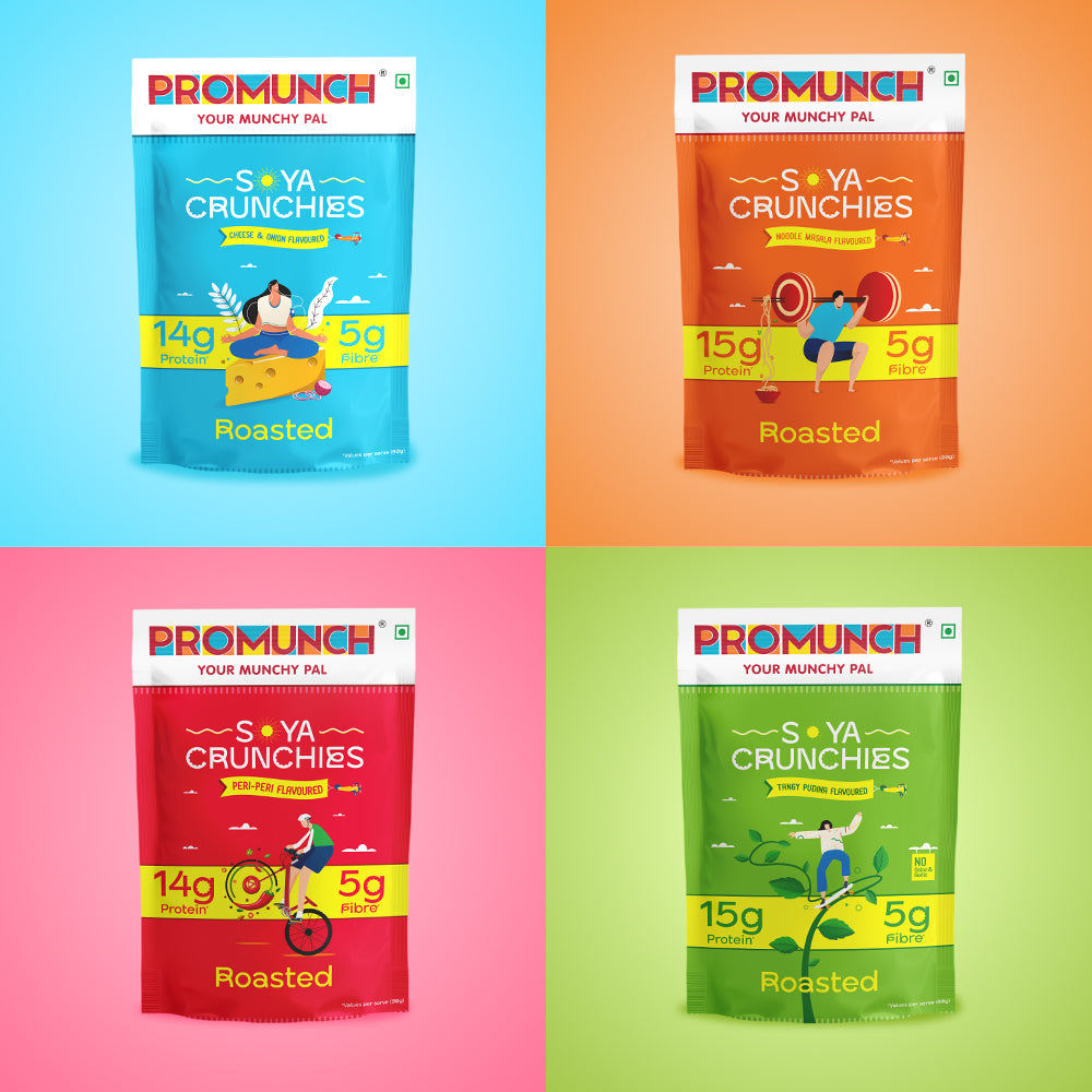 PROMUNCH Travel Combo Pack - (Pack of 12 )30 gm x 12