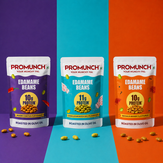 PROMUNCH Edamame Beans Mini Combo - Pack of 9 (25g)