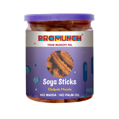 Soya Sticks with Chatpata Masala - A Healthy, Flavorful Alternative to Regular Snacks