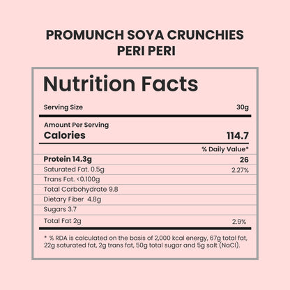 Peri-Peri Soya Crunchies - 270gm