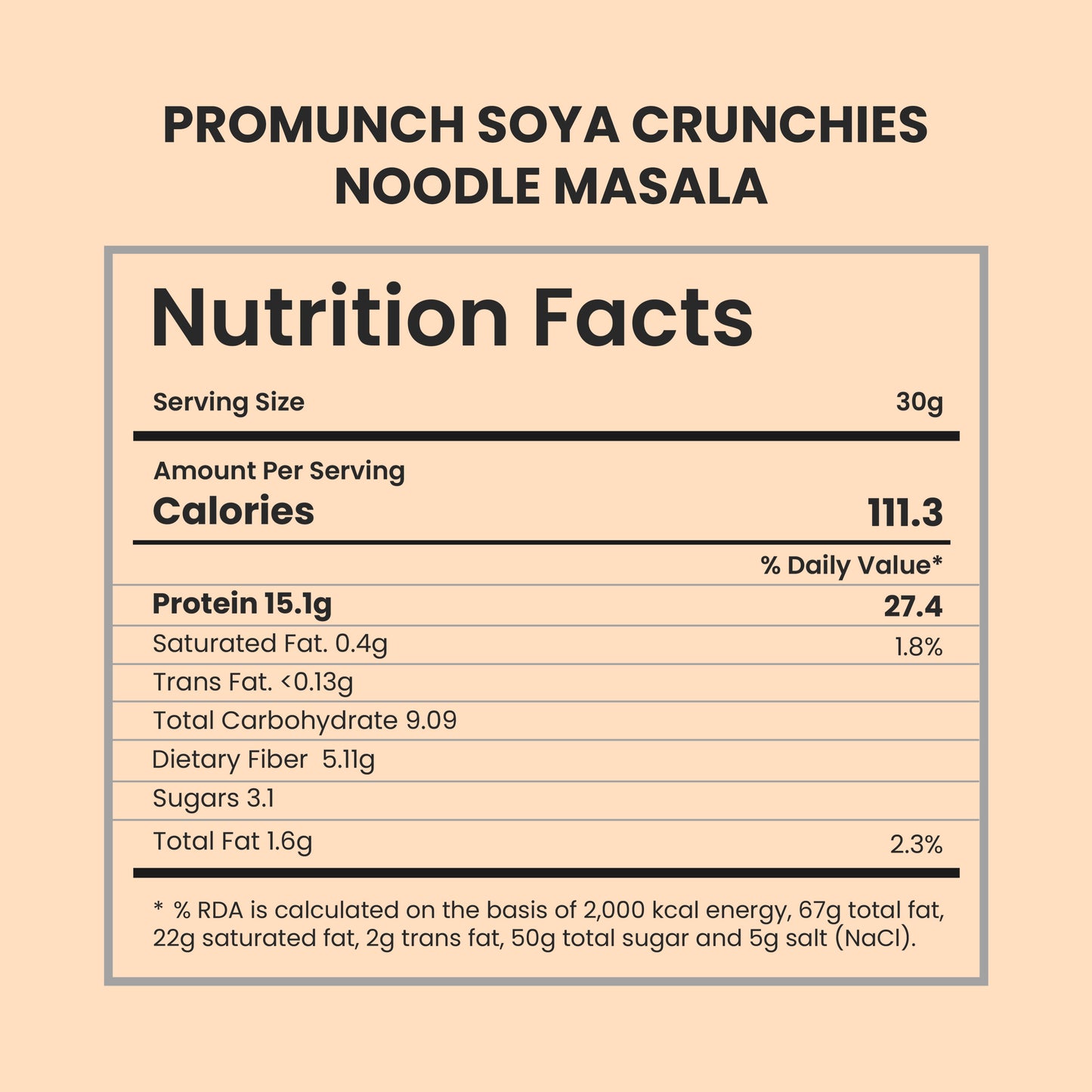 Noodle Masala Soya Crunchies - 270gm
