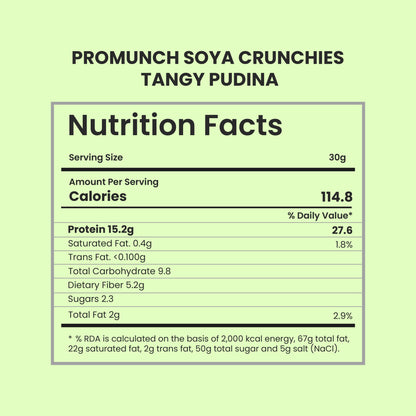 Tangy Pudina Soya Crunchies - 270gm