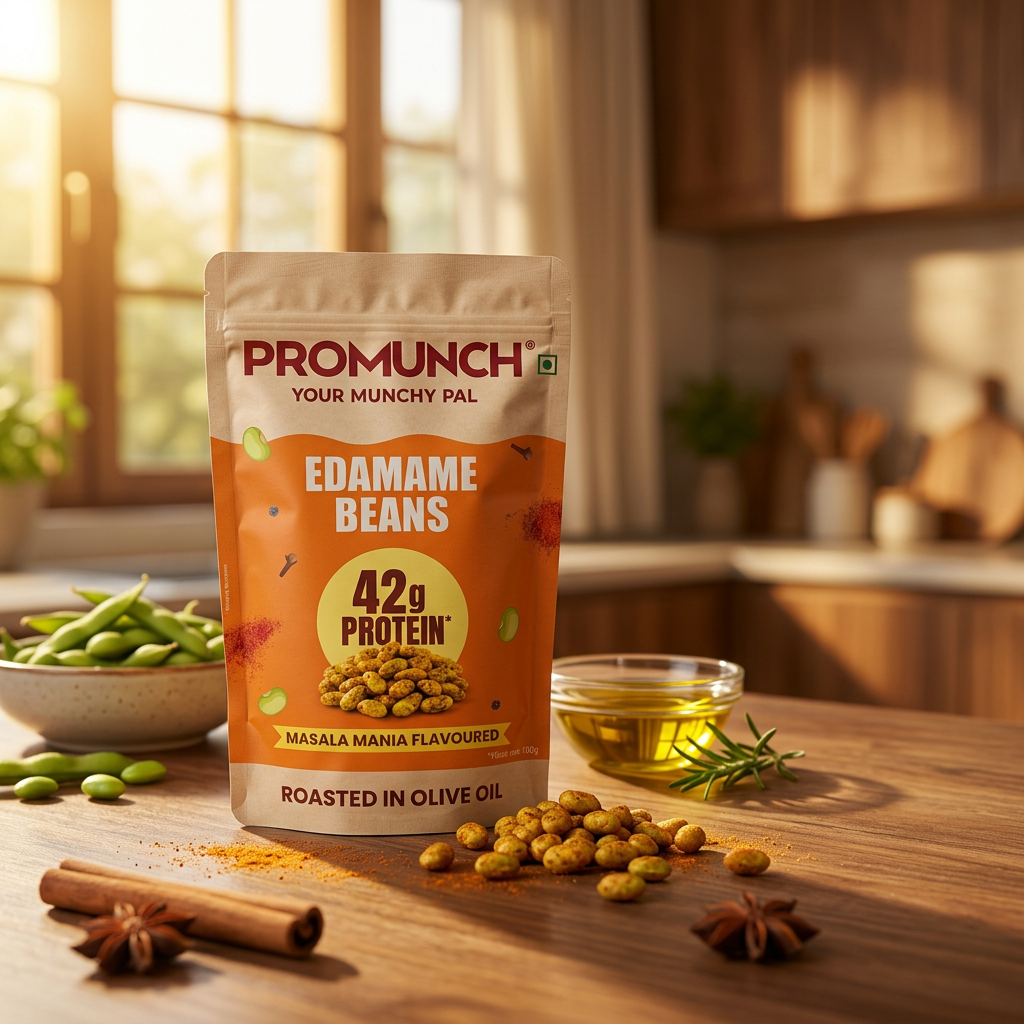 Buy Roasted Edamame Beans | Masala Mania| PROMUNCH