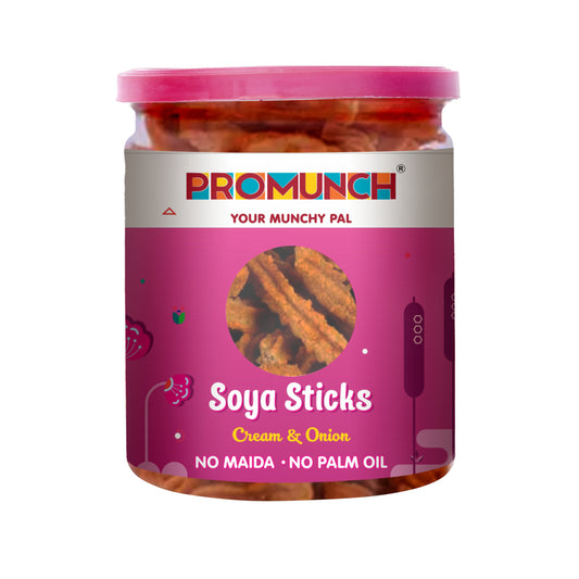 Soya Sticks Cream & Onion - Crunchy and Savory, Perfect for Movie Nights