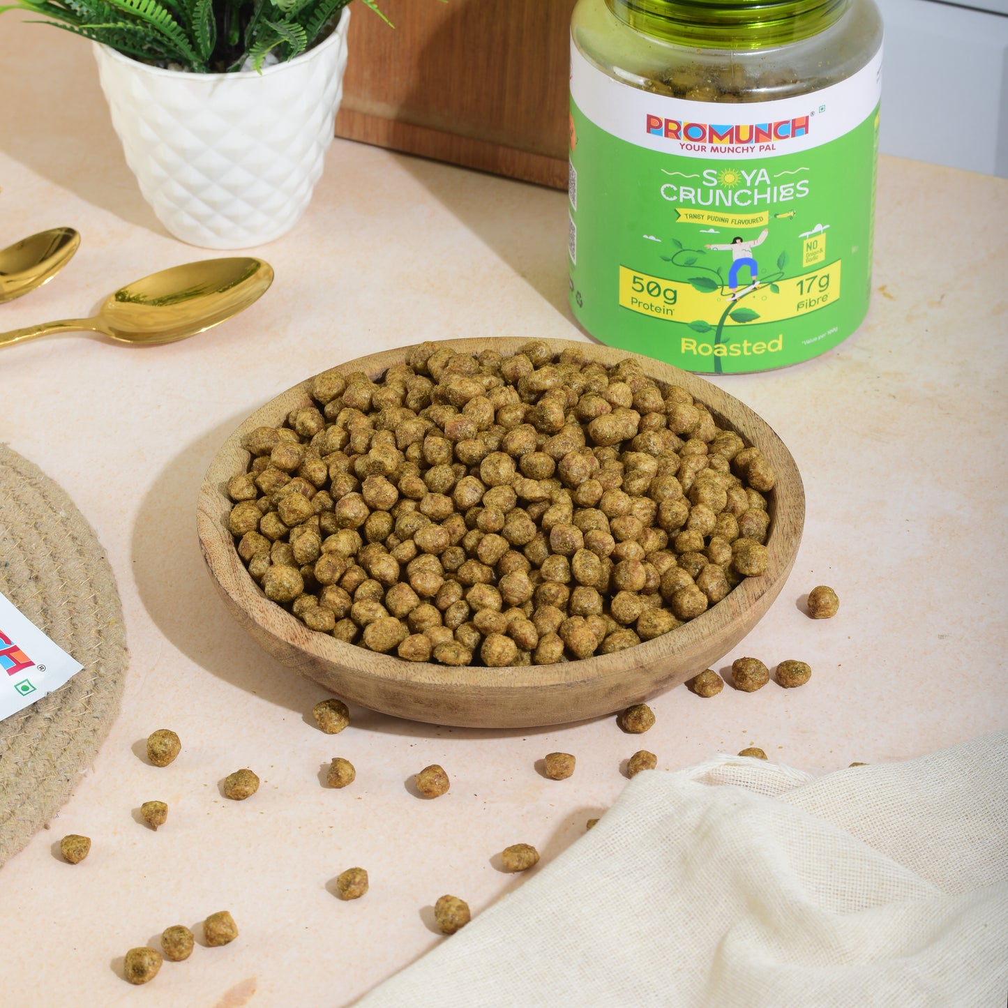 Tangy Pudina Soya Crunchies - 270gm