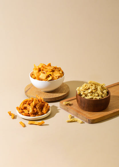 PROMUNCH Combo Pack - Soya Sticks (Chatpata Masala , Cream Onion) + Soya Chips (Peri Peri) - 120g Each