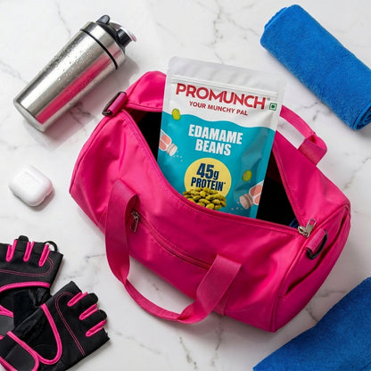 Himalayan Rock Salt Edamame Beans | Protein Snacks | PROMUNCH