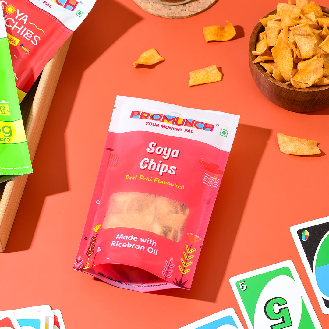 PROMUNCH Soya Chips - Peri Peri (30g Each)