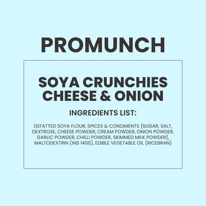 Cheese & Onion Protein Crunchies 150 gm