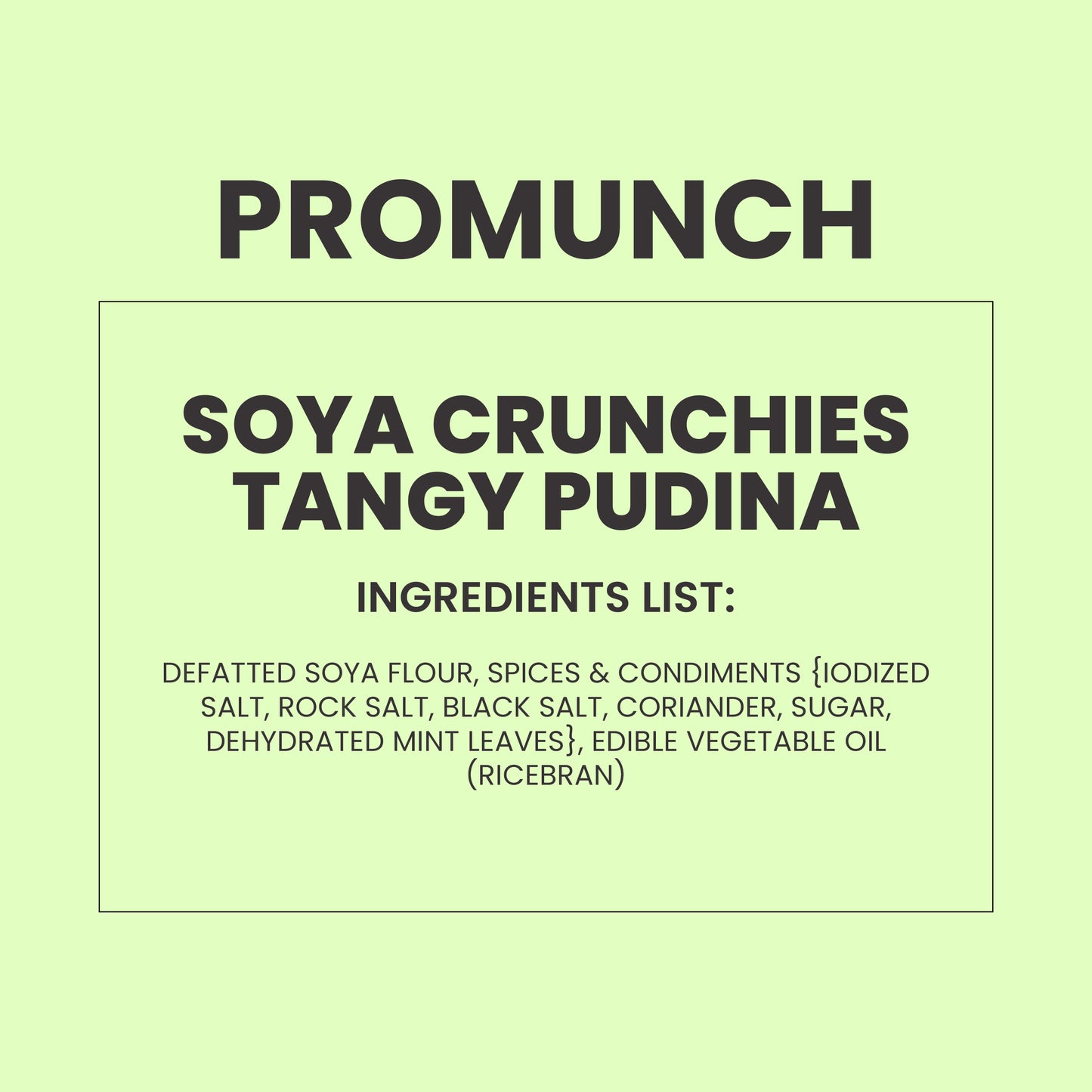 Tangy Pudina Soya Crunchies - 270gm