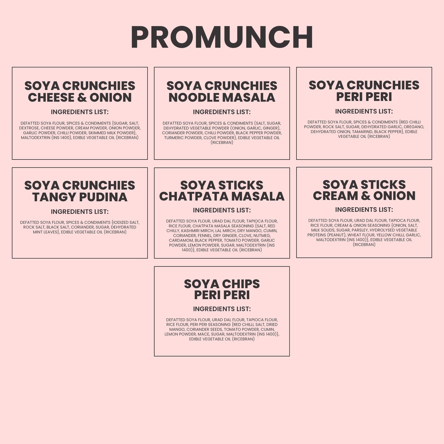 The Ultimate Munch Combo - 30gm x 7