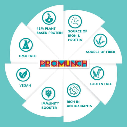 Promunch Roasted Soya Snacks - Healthy, Protein-Rich, Oil-Free Snacking