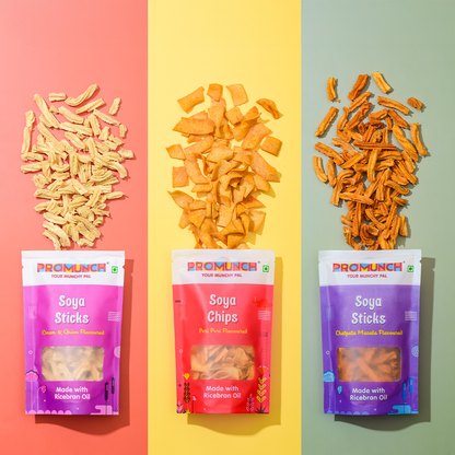 PROMUNCH Soya Sticks - Chatpata Masala (30g Each)