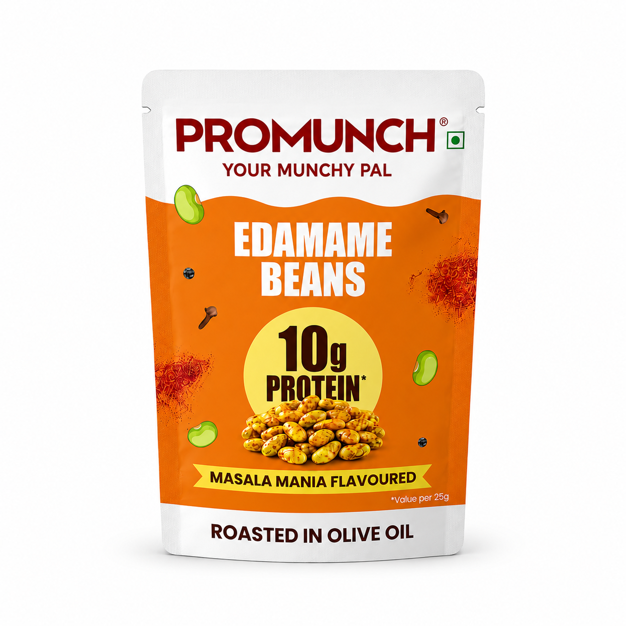 PROMUNCH Edamame Beans Mini Combo - Pack of 9 (25g)