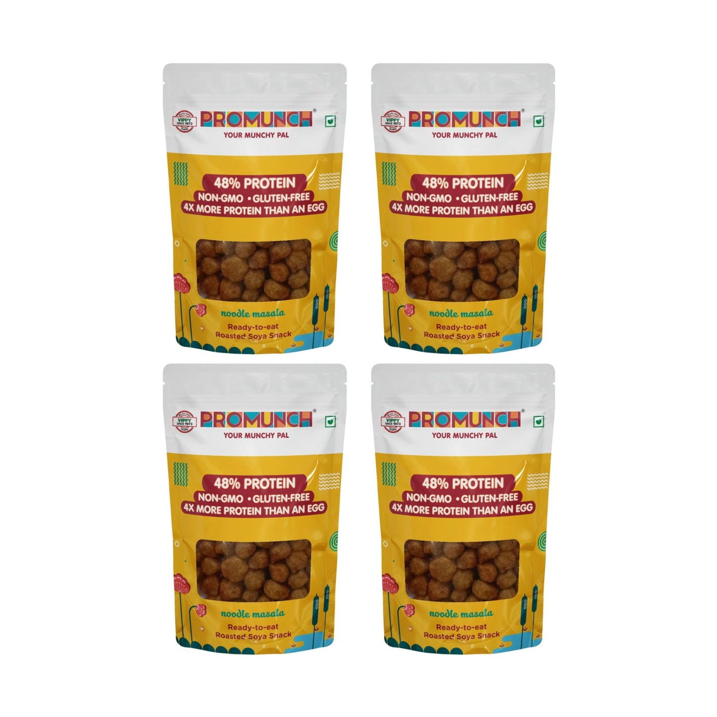 PROMUNCH Travel Combo Pack (Noodle Masala) 30gm x 4