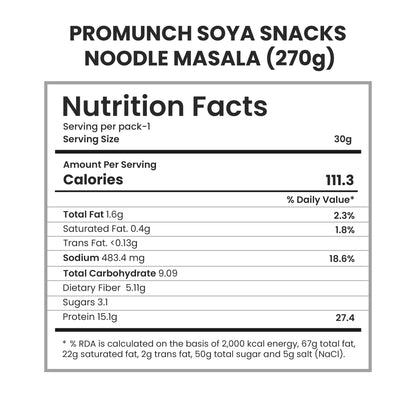 Noodle Masala Soya Crunchies - 270gm