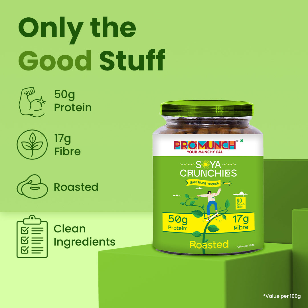 Tangy Pudina Soya Crunchies - 270gm