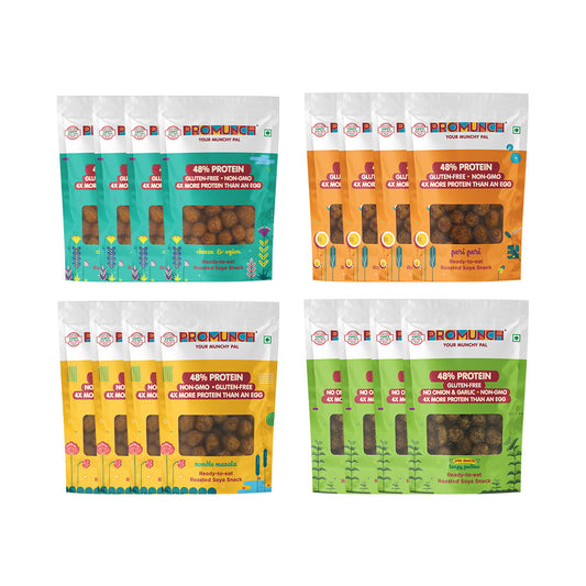 PROMUNCH Travel Combo Pack - (Pack of 12 )30 gm Each