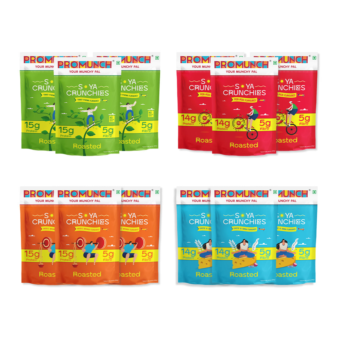 PROMUNCH Travel Combo Pack - (Pack of 12 )30 gm Each