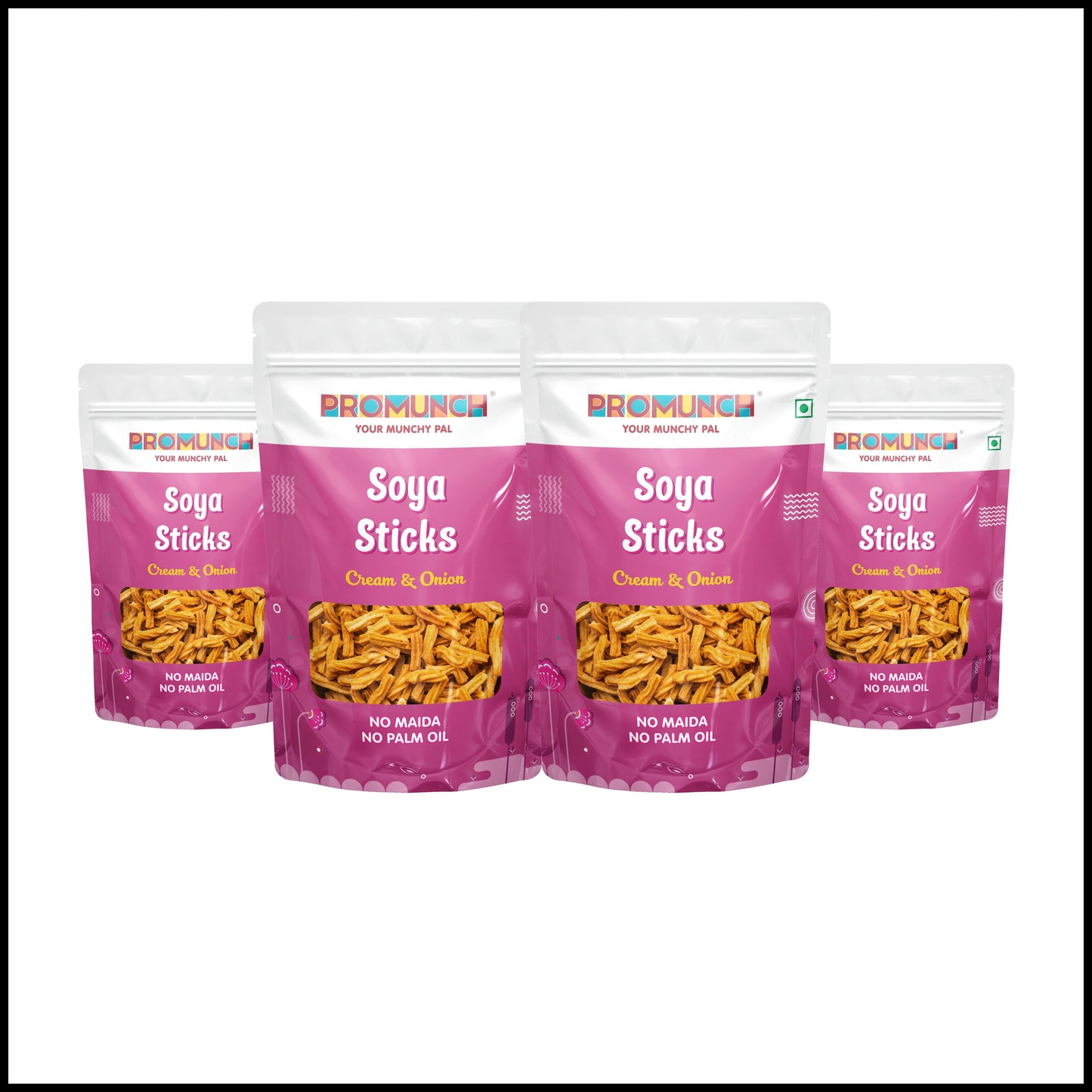 PROMUNCH Soya Sticks - Cream & Onion (30g Each)