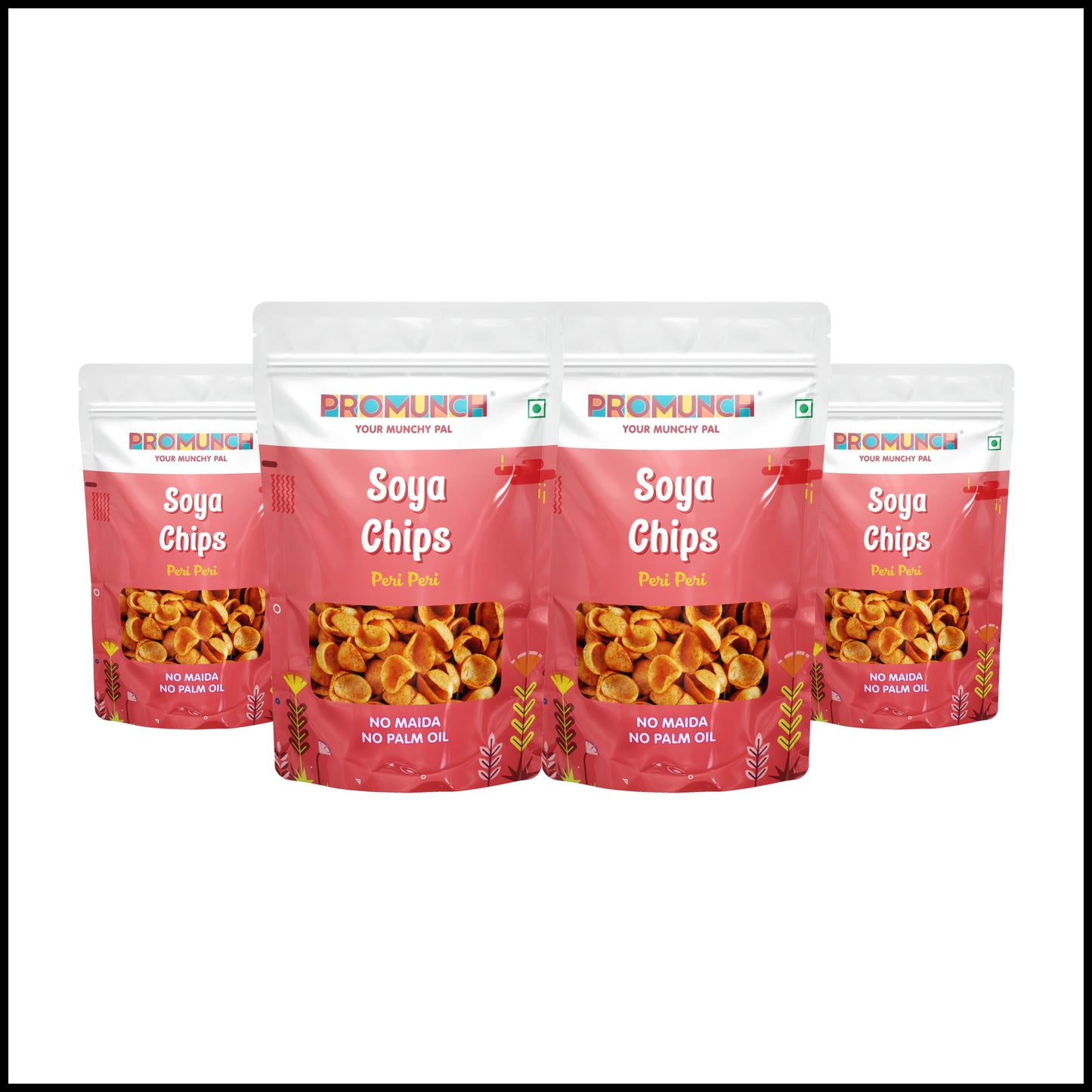 PROMUNCH Soya Chips - Peri Peri (30g Each)