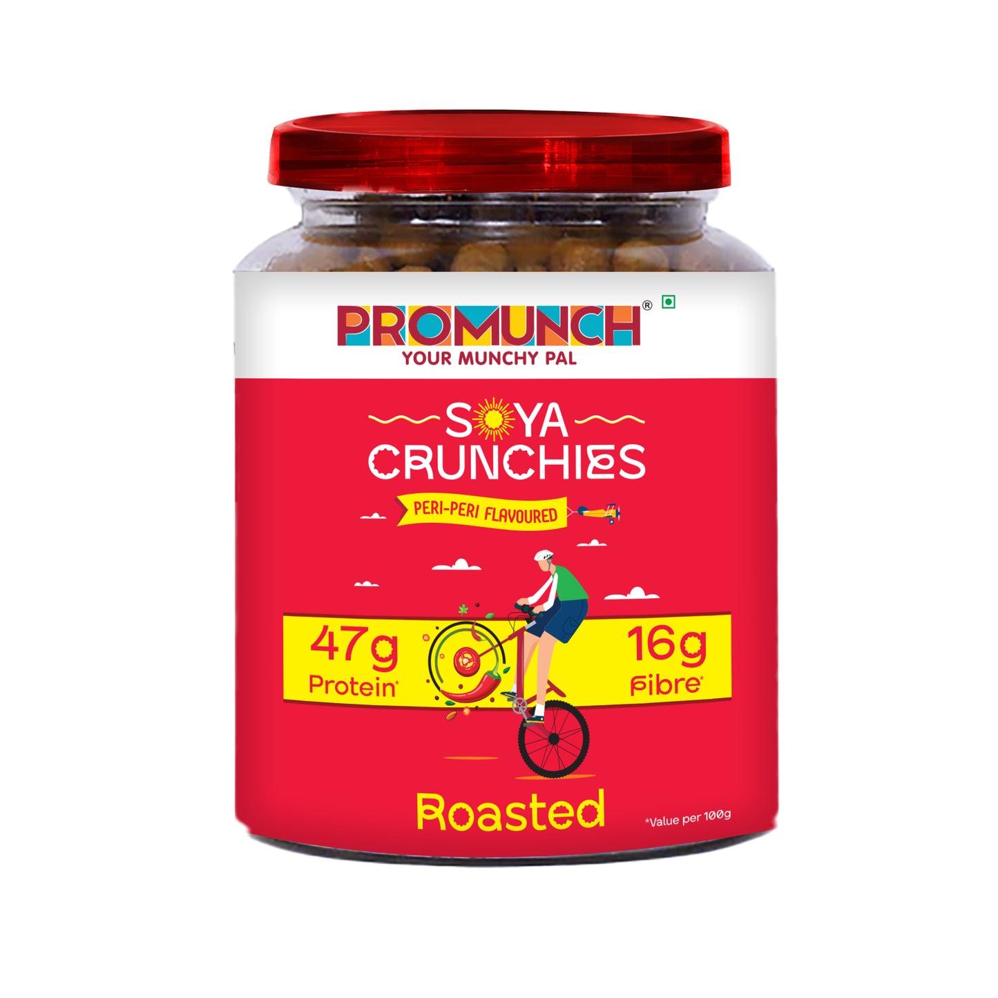 Peri-Peri Soya Crunchies - 270gm