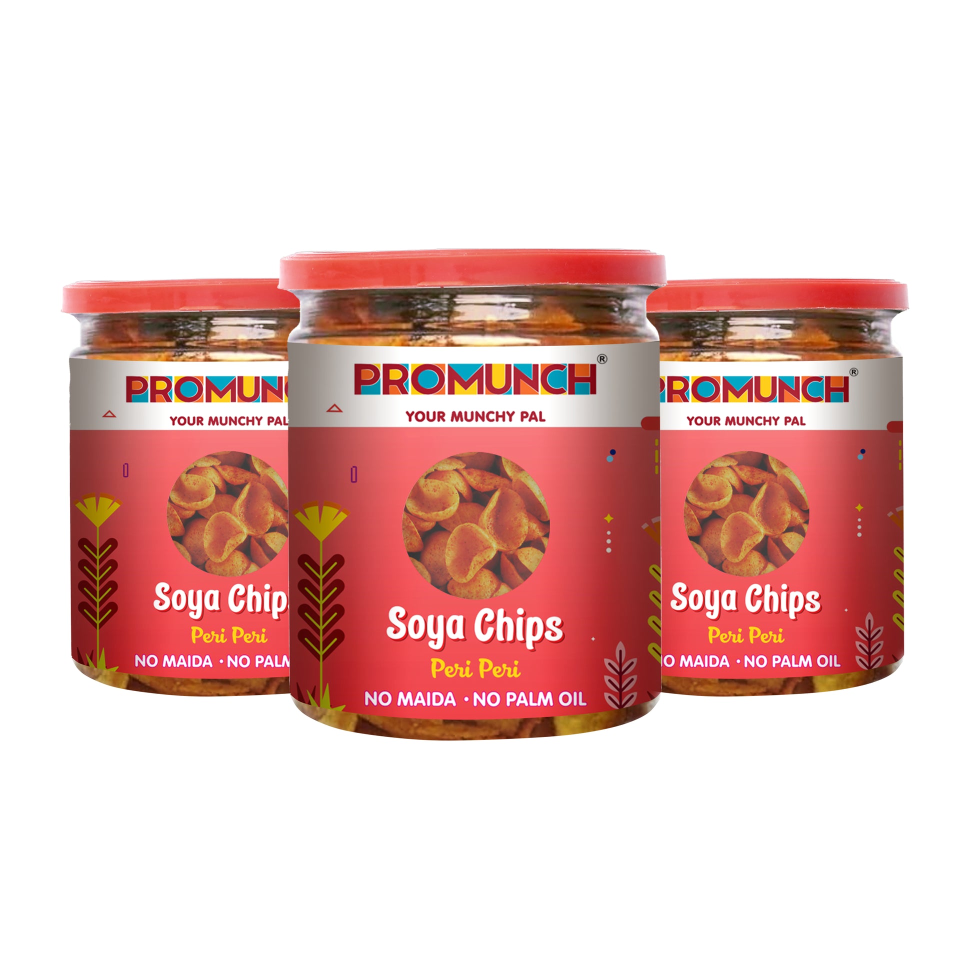 Spicy Peri Peri Soya Chips - A Healthy, Protein-Packed Snack for Any Time