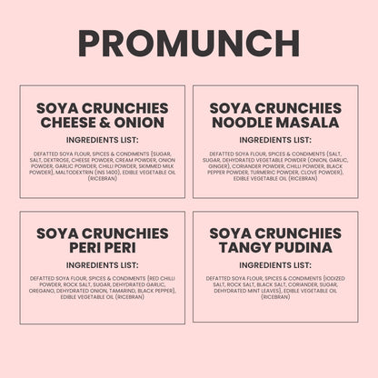 PROMUNCH Travel Combo Pack - (Pack of 12 )30 gm x 12