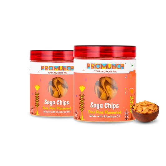 PROMUNCH Soya Chips - Peri Peri (100gm x 2)