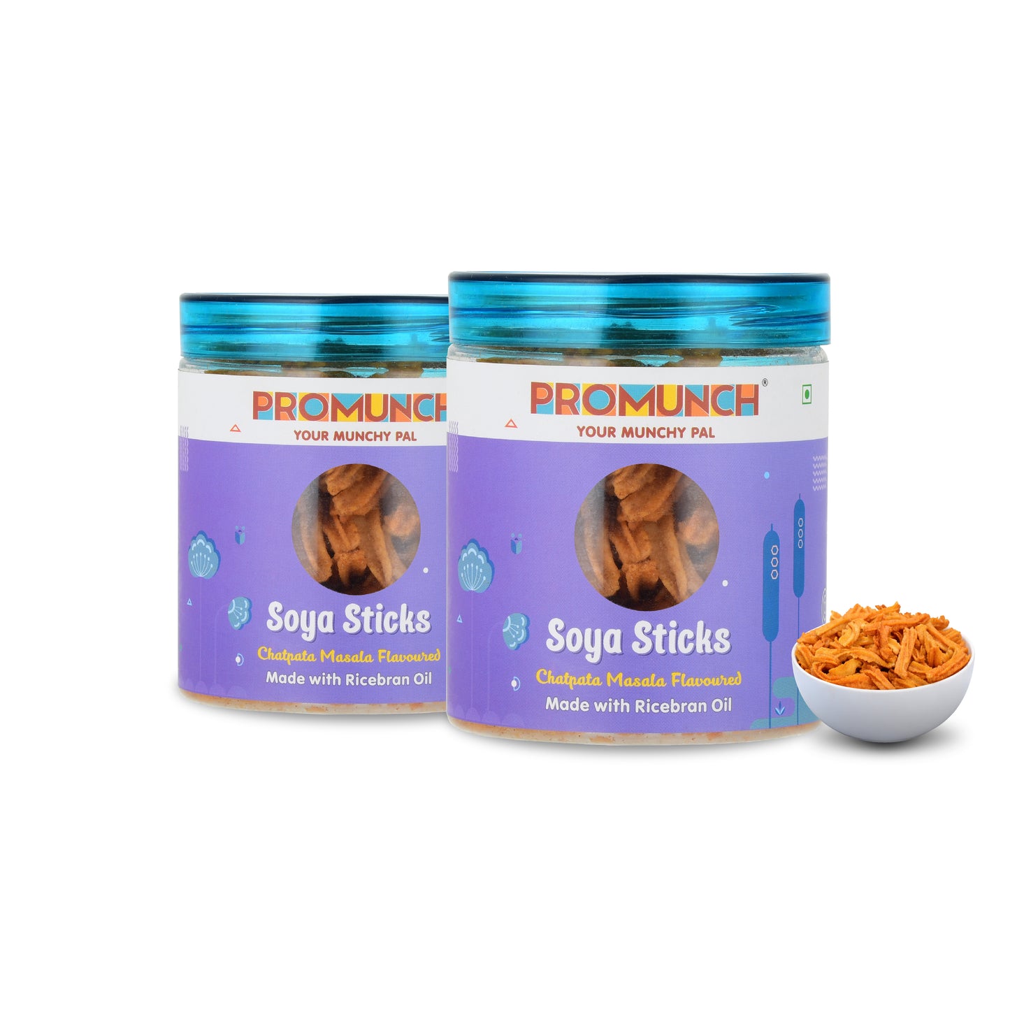 PROMUNCH Soya Sticks - Chatpata Masala (100 gm x 2)