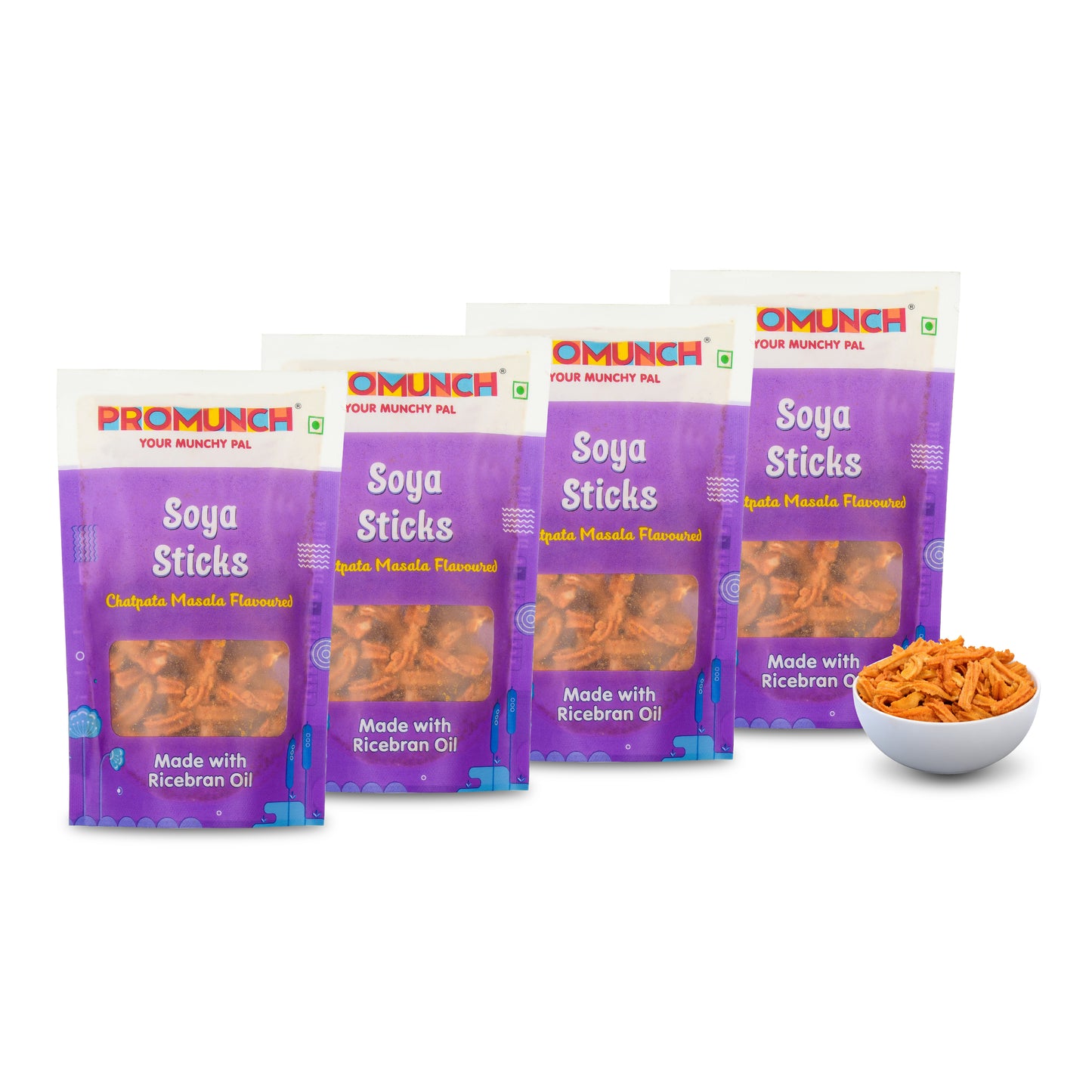 PROMUNCH Soya Sticks - Chatpata Masala (30g Each)