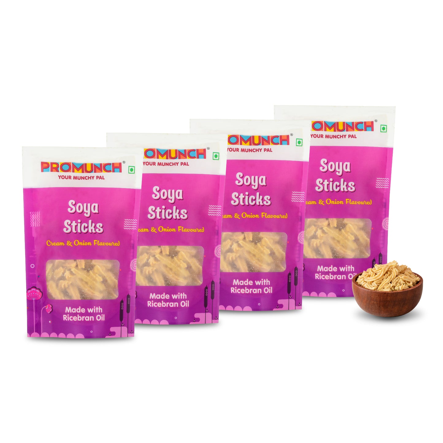 PROMUNCH Soya Sticks - Cream & Onion (30g Each)