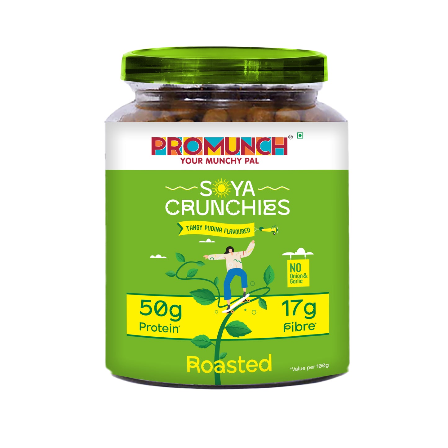 Tangy Pudina Soya Crunchies - 270gm