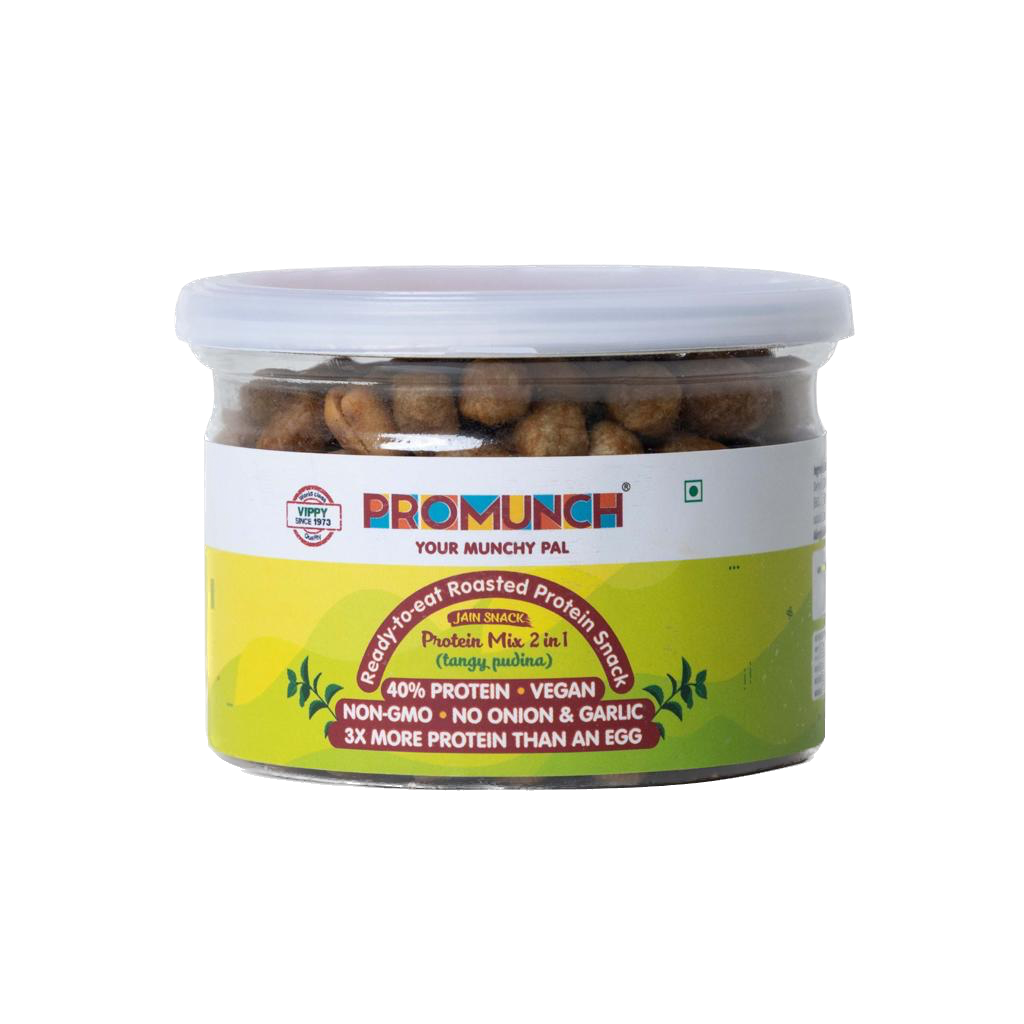 2 in 1 Tangy Pudina (Jain Snack) Protein Mix - 70gm