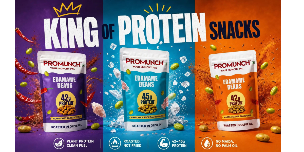 PROMUNCH High Protein Snacks - Roasted Edamame Beans