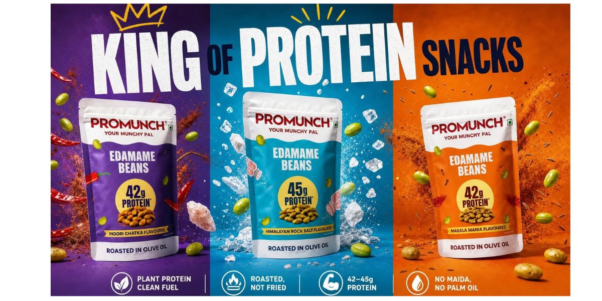 PROMUNCH High Protein Snacks - Roasted Edamame Beans