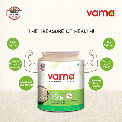 SOYA Flour Dual Pack-500gm x 2
