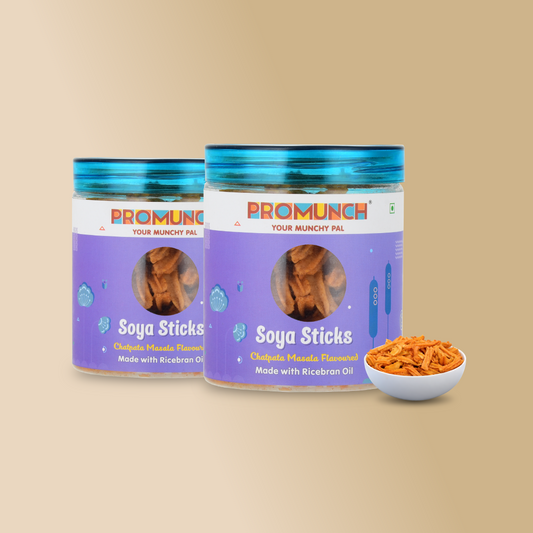 PROMUNCH Soya Sticks - Chatpata Masala (100 gm x 2)