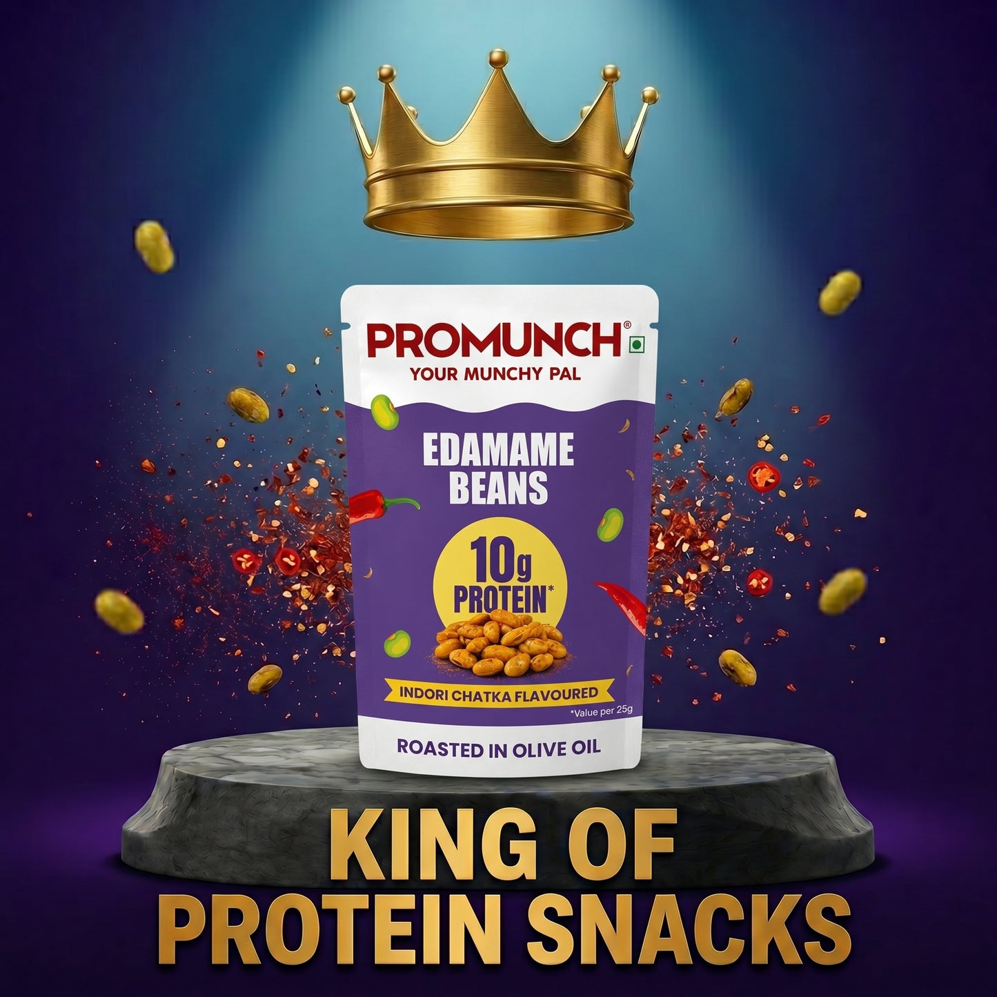 PROMUNCH Edamame Beans Mini Combo - Pack of 9 (25g)