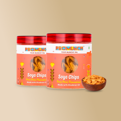 PROMUNCH Soya Chips - Peri Peri (100gm x 2)